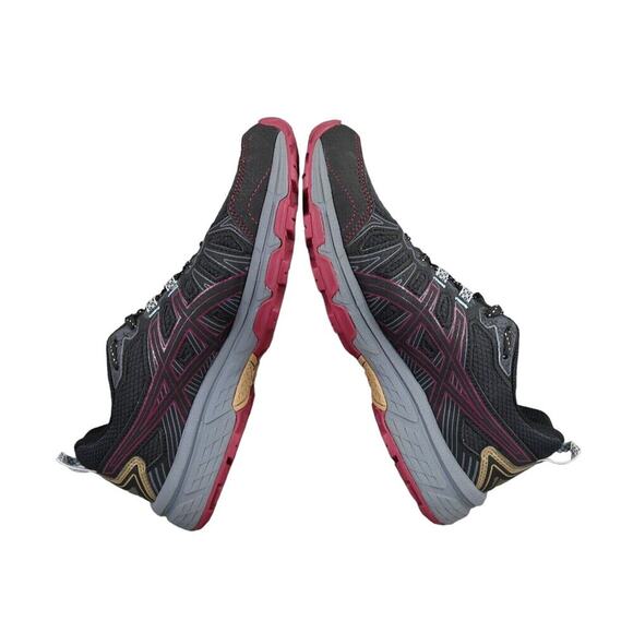 Asics Shoes Womens 8.5 Athletic Trainers Trail Running Gel Venture 7 Active Gray - Picture 9 of 13